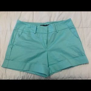 New York and Company Turquoise Shorts—Size 10